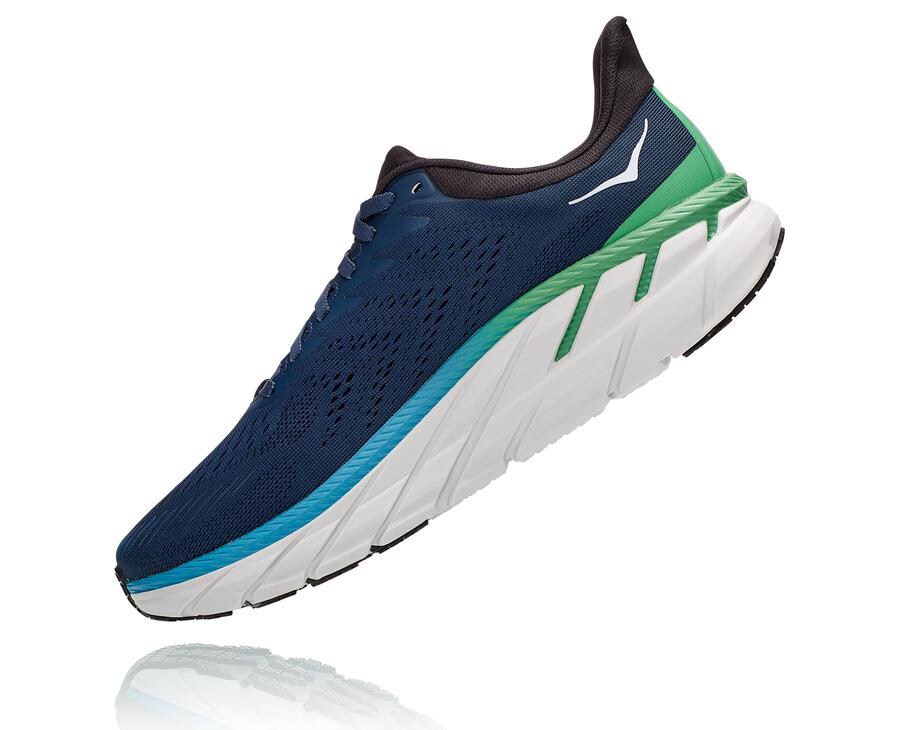 Zapatillas Running Hoka One One Hombre - Clifton 7 - Azul Marino - VSM601285